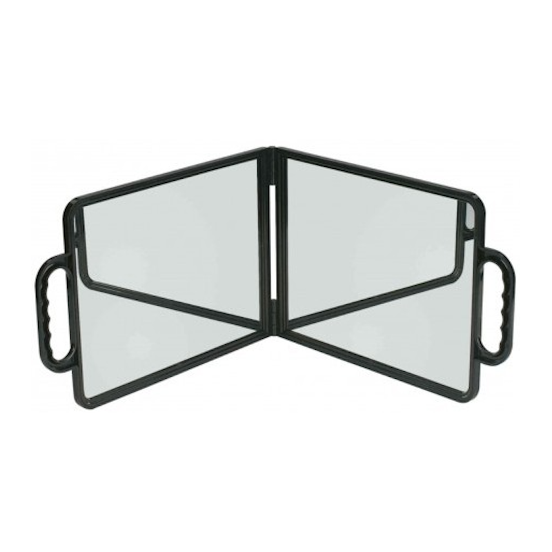 Miroir Pliant Bi-Vision Noir