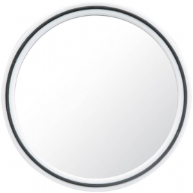 Miroir Rond Avec Poignee Blanc
