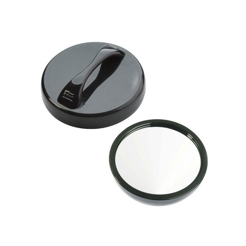 Miroir Rond Avec Poignee Noir