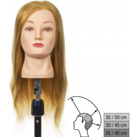 Tête D’apprentissage Jessica Cheveux Blonds 35-45cm